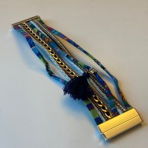 Multilayered Tassel Bracelet